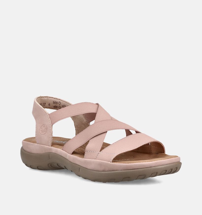 Rieker Antistress Roze Sandalen voor dames (370451)