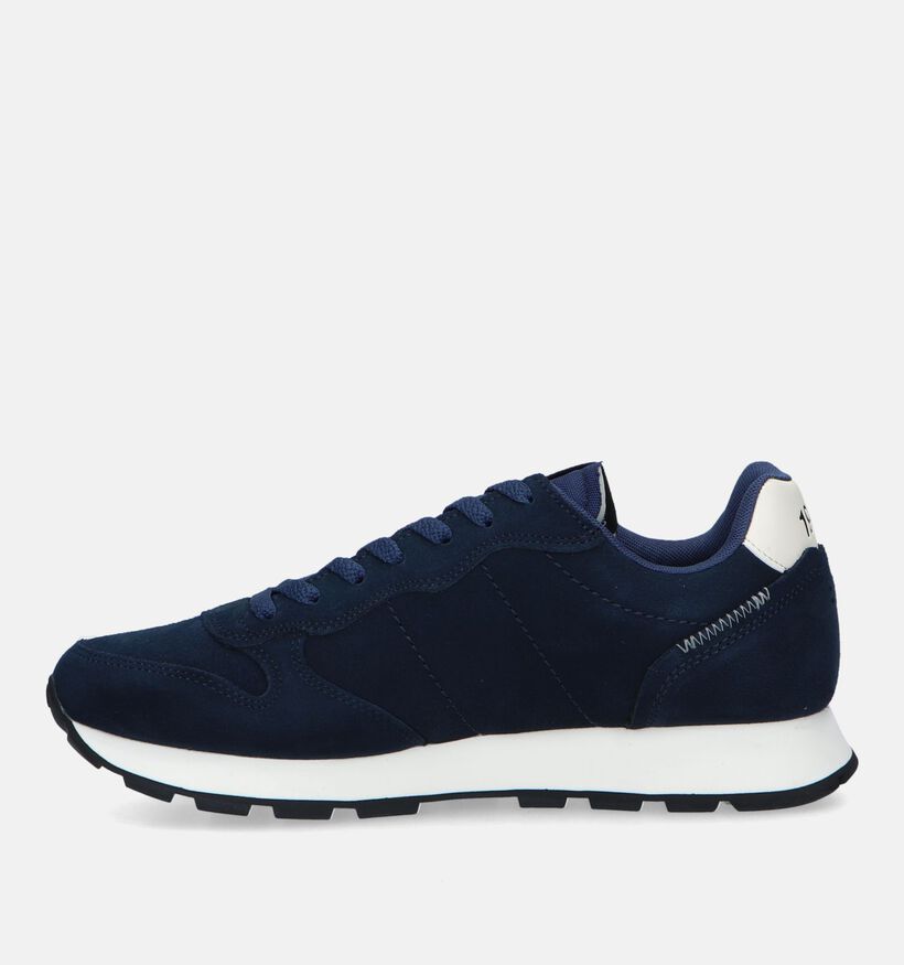 Sun 68 Tom Suede Kaki Sneakers voor heren (329900) - geschikt voor steunzolen