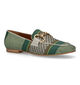 Jhay Loafers en Vert en textile (325531)