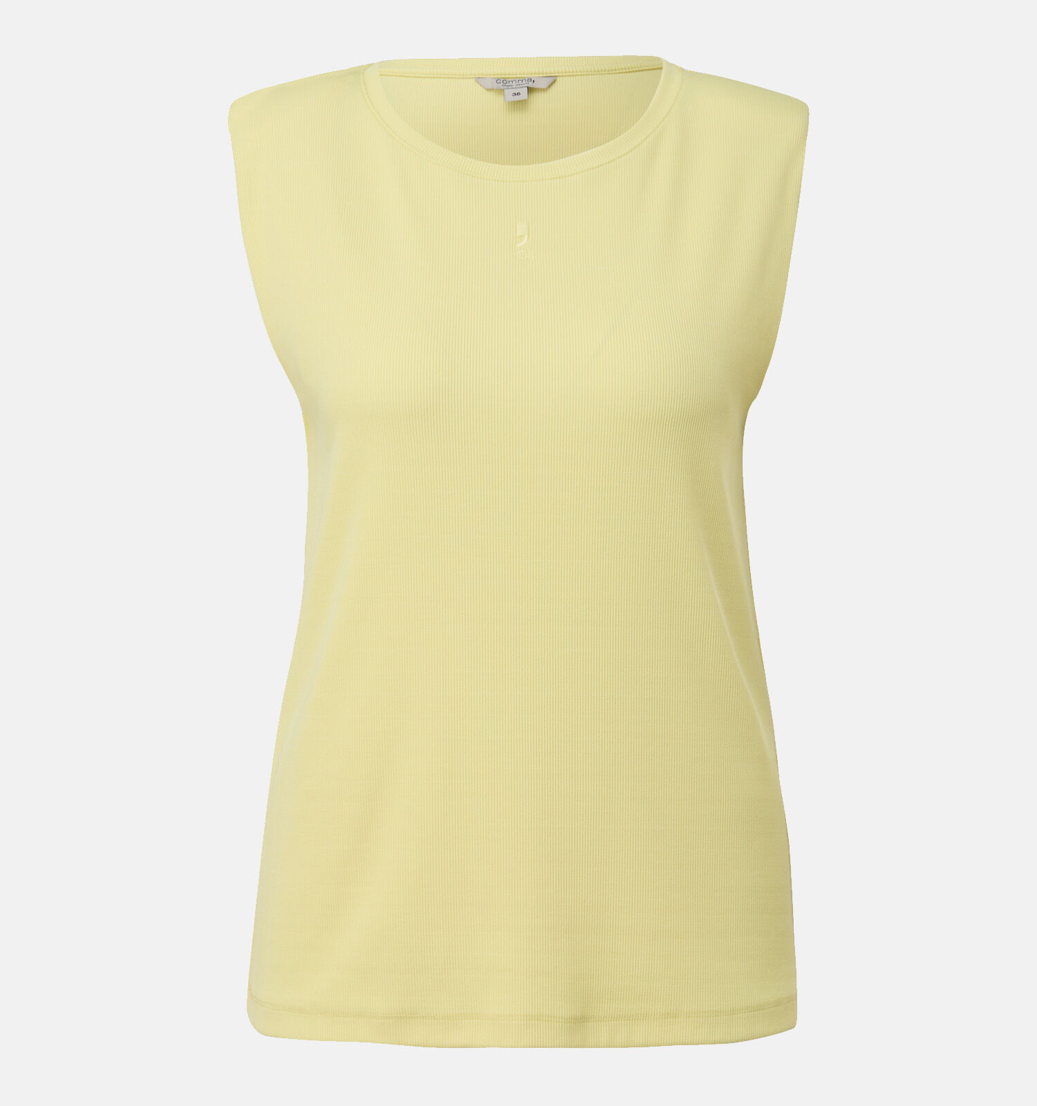 comma Gele Top Dames Topjes Online op TORFS.BE
