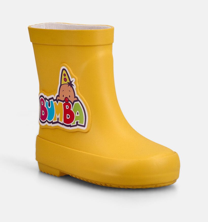 Bumba Bottes de pluie en Jaune pour filles, gar&ccedil;ons (374858) - pour semelles orthop&eacute;diques