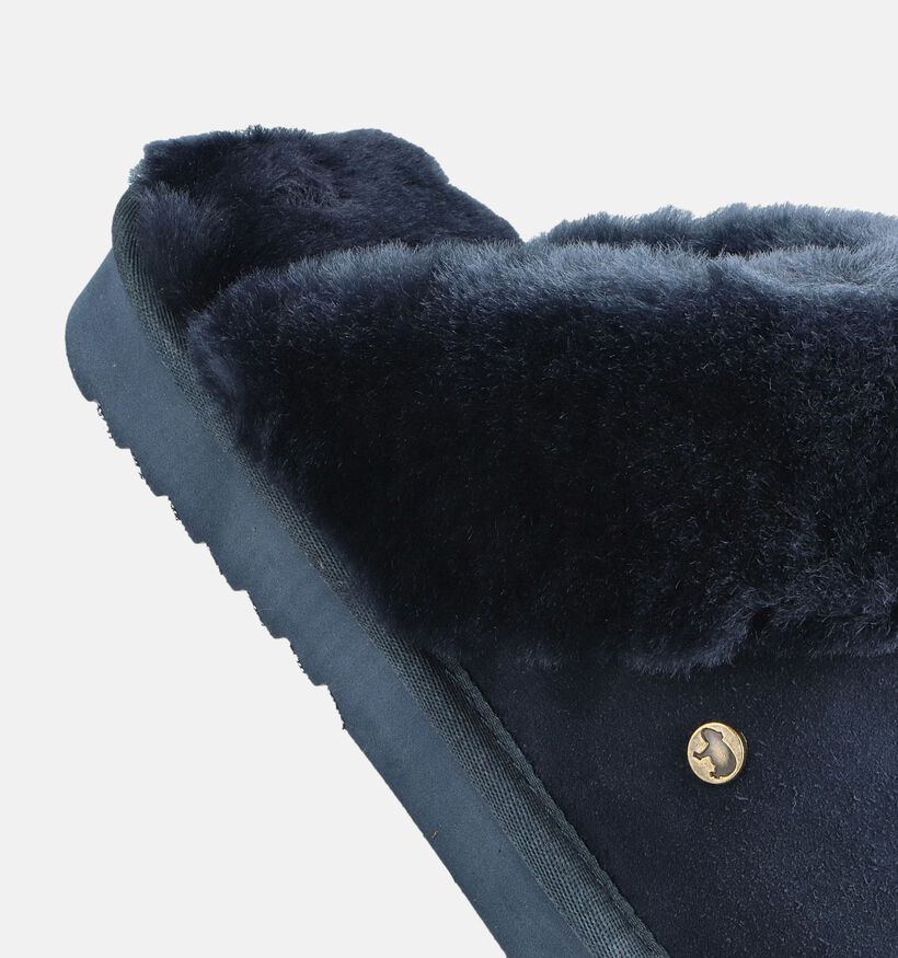 Flurry Pantoufles ouvertes en Bleu foncé pour femmes (362519)