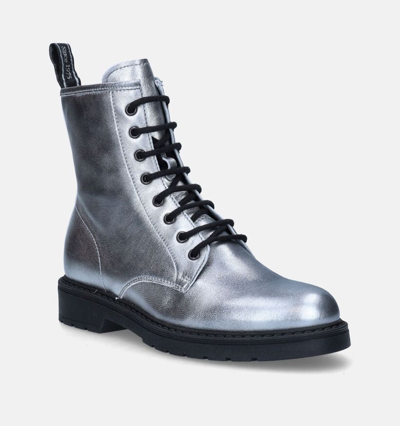 NeroGiardini Boots à lacets en Argent pour femmes (347569) - pour semelles orthopédiques