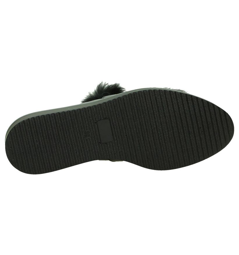 Via Roma Chaussures slip-on en Noir en cuir (185575)