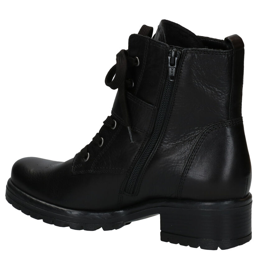 Gabor Best Fitting Bottines en Noir en cuir (282397)