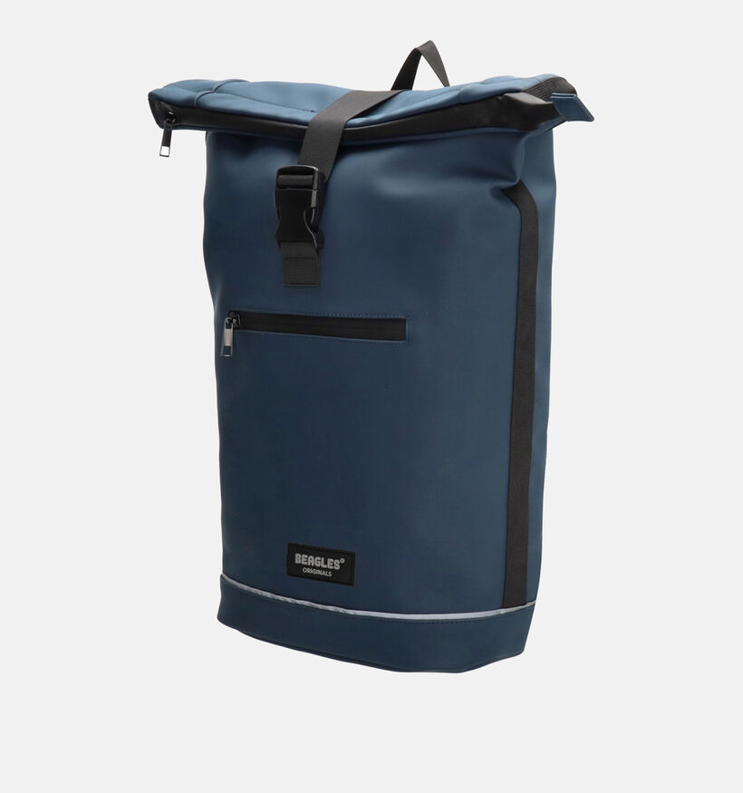 Beagles Donkerblauwe Rolltop Rugzak voor dames, heren (377039)