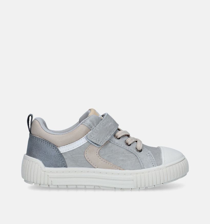 Milo & Mila Chaussures à scratch en Gris pour garçons (338584)