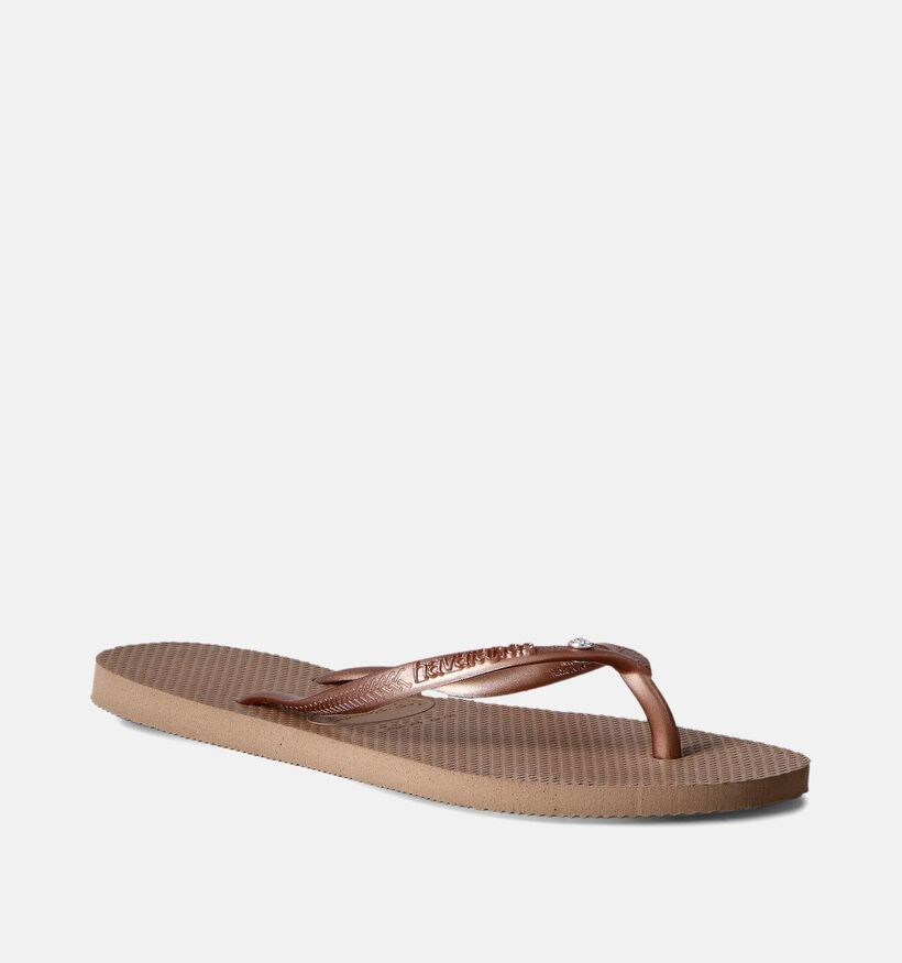 Havaianas Slim Crystal Bronze Teenslippers voor dames (357648)