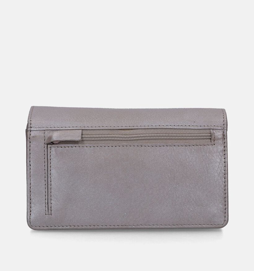 Euro-Leather Gouden Overslag portemonnee voor dames (353521)