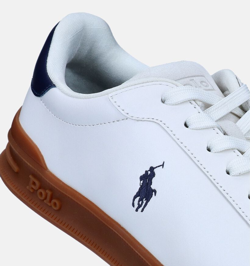 Polo Ralph Lauren Heritage Court Chaussures à lacets en Blanc pour hommes (344923)