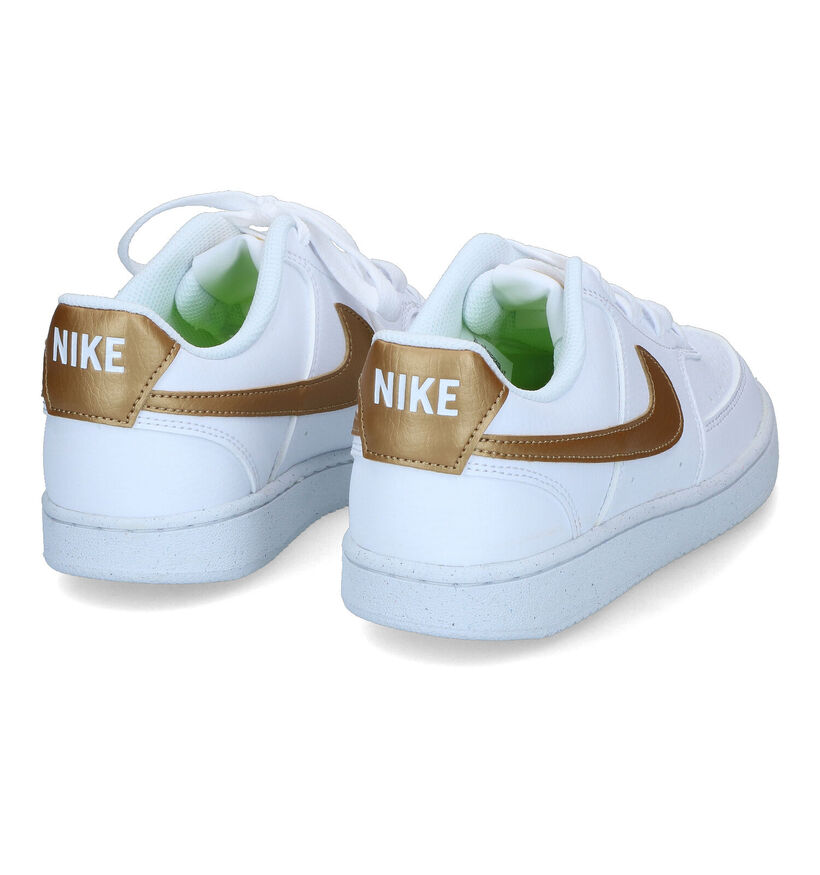 Nike Court Vision Witte Lage Sneakers voor dames (319211)