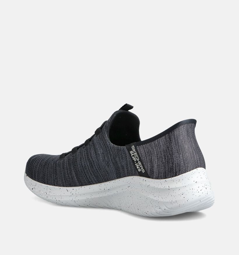 Skechers Ultra Flex 3.0 Baskets en Noir pour hommes (371086) - pour semelles orthopédiques