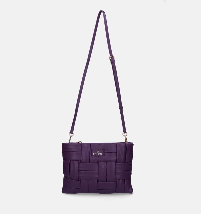 Pepe Moll Plaited Sac à bandoulière en Mauve pour femmes (333825)