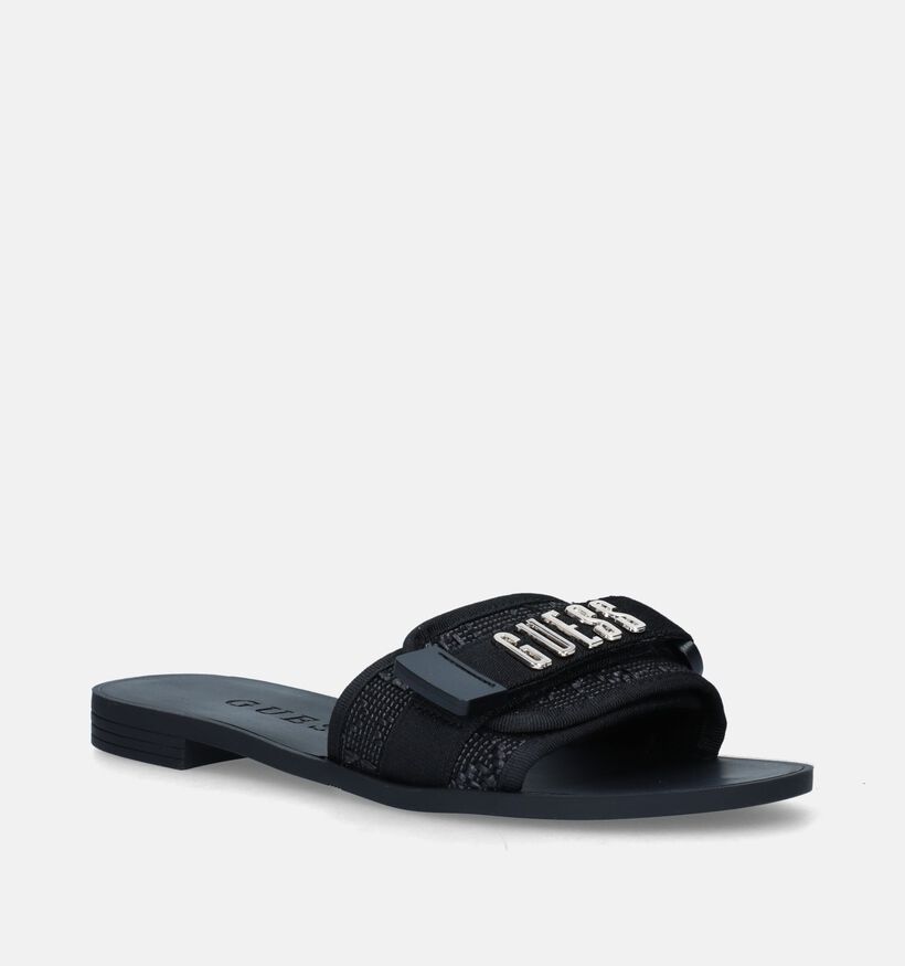 Guess Elyze Zwarte Slippers voor dames (340076)