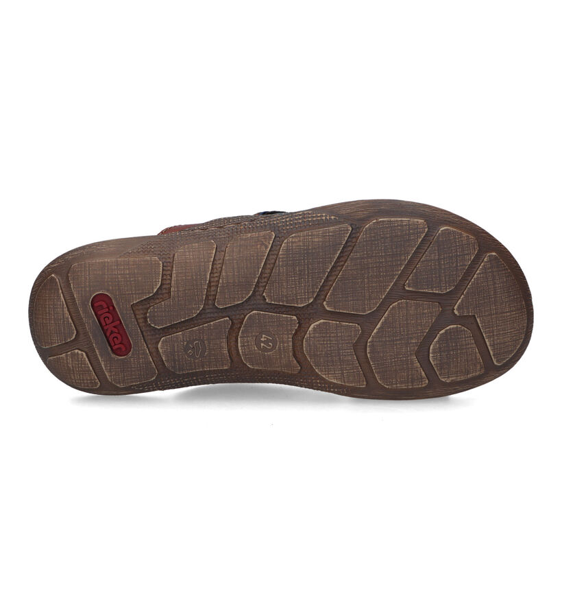 Rieker Nu-pieds casual en Marron pour hommes (354817)