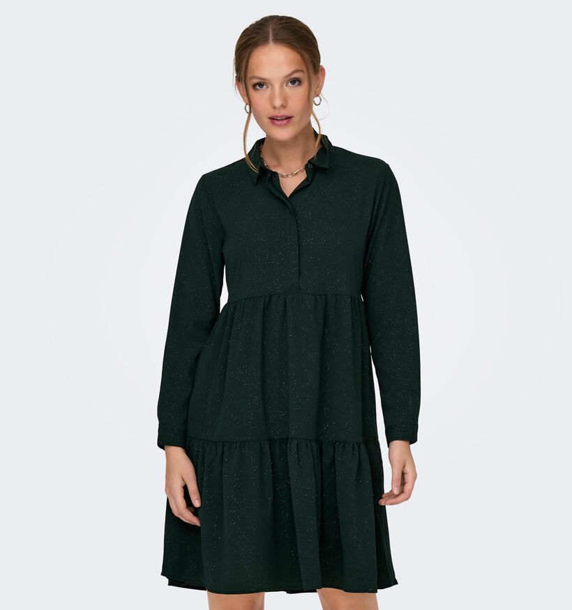 JDY Piper Robe chemise en Vert pour femmes (332484)