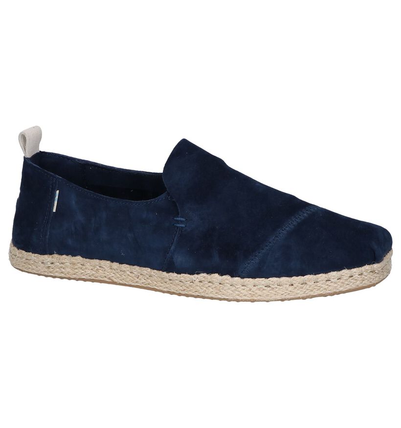 Toms Espadrilles en Bleu foncé en daim (242101)