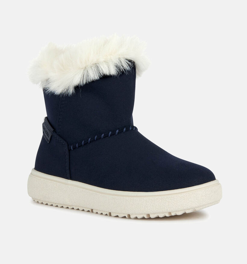 Geox Theleven Boots en Bleu pour filles (345916) - pour semelles orthopédiques