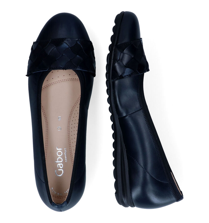 Gabor Easy Walking Blauwe Ballerina's voor dames (306109)