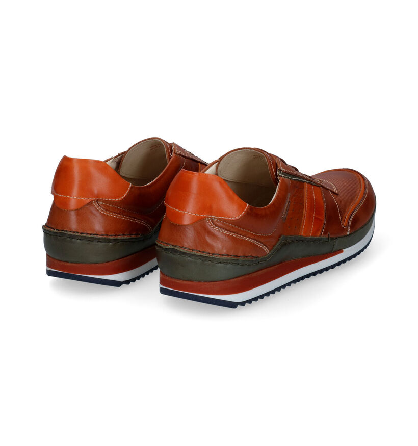 Pikolinos Liverpool Chaussures sans lacets en Cognac en cuir (308029)