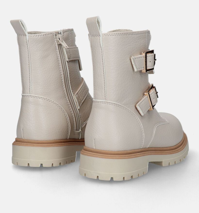 Milo & Mila Beige Boots voor meisjes (330046) - geschikt voor steunzolen