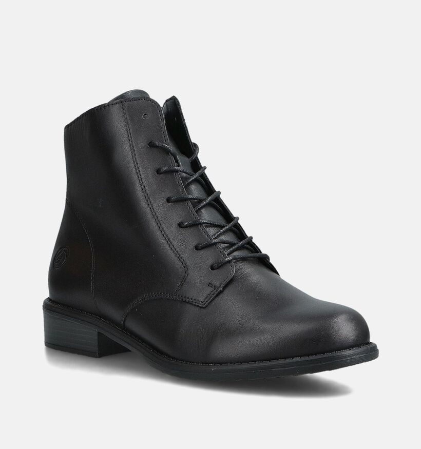 Remonte Boots à lacets en Noir pour femmes (361030) - pour semelles orthopédiques
