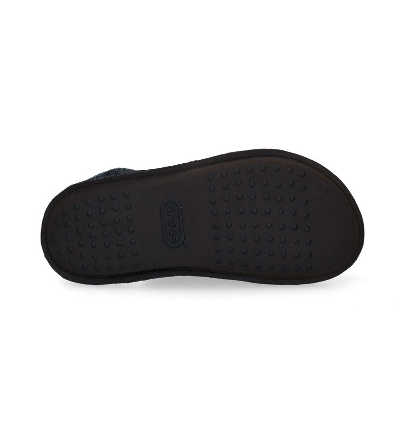 Crocs Classic Slipper Zwarte Pantoffels in stof (298344)