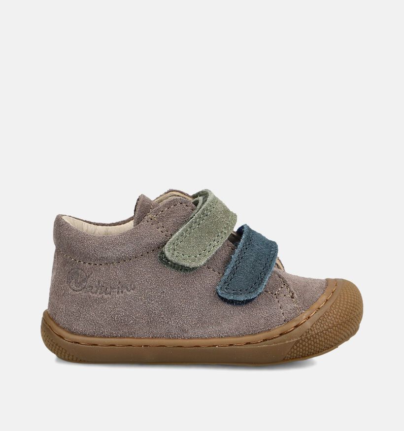 Naturino Corkel VL Grijze Babyschoenen voor jongens (380162) - geschikt voor steunzolen