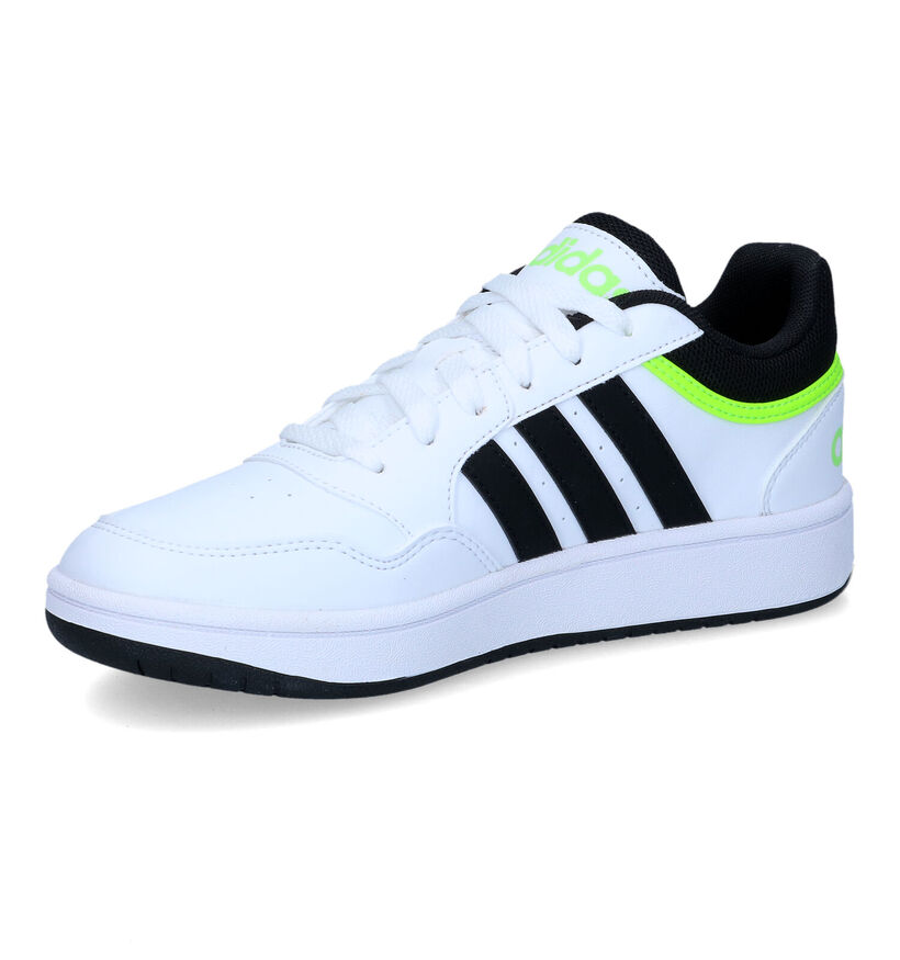 adidas Hoops 3.0 K Witte Sneakers voor jongens, meisjes (343253)