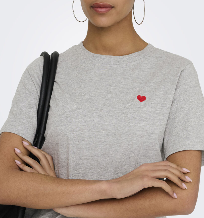 JDY Pisa Grijze T-shirt voor dames (367904)