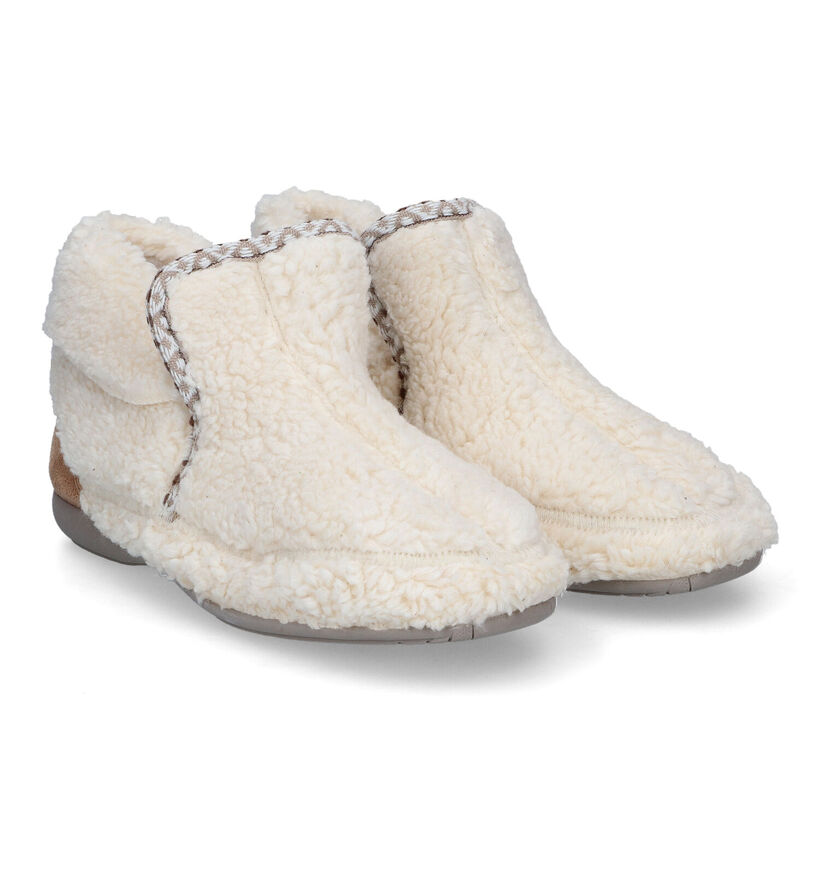 Torfs Home Ecru Hoge pantoffels voor dames (316625)