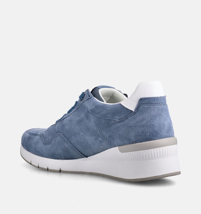 Gabor Blauwe Sportieve Sneakers voor dames (368367) - geschikt voor steunzolen