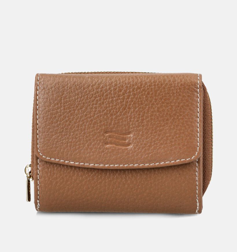 Crinkles Bruine Portemonnee voor dames (381738)
