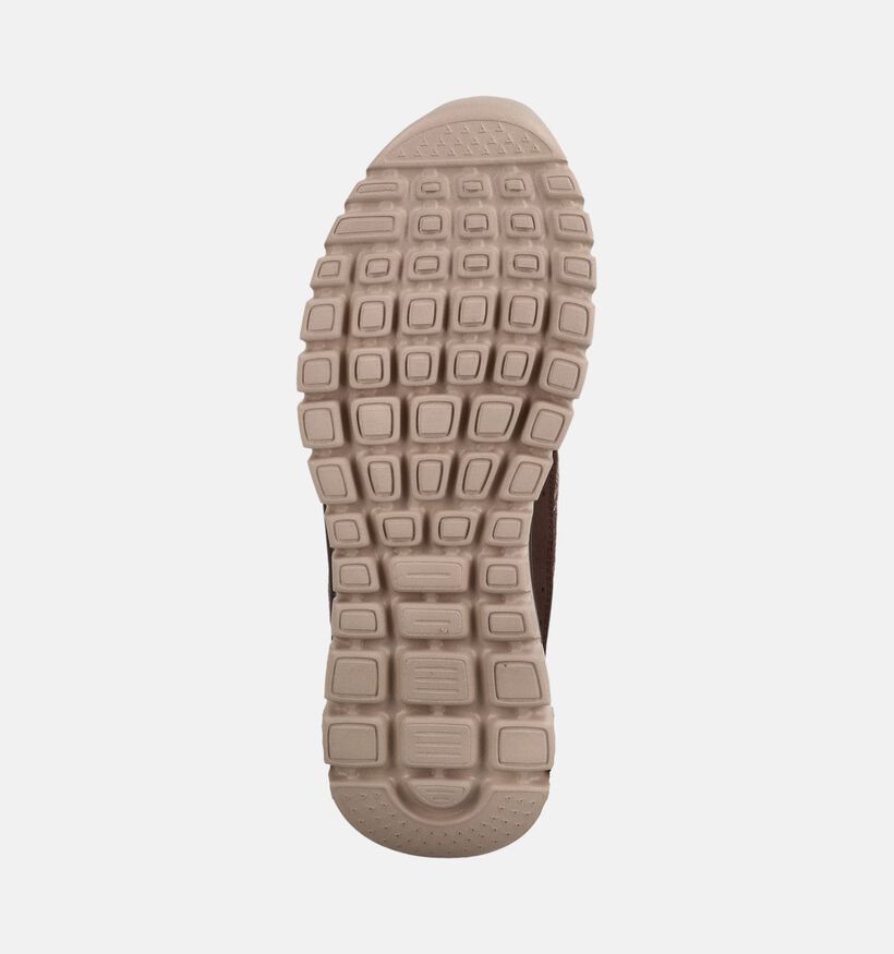Skechers Graceful Cozy Hug Donkerbruine Sneakers voor dames (376928)