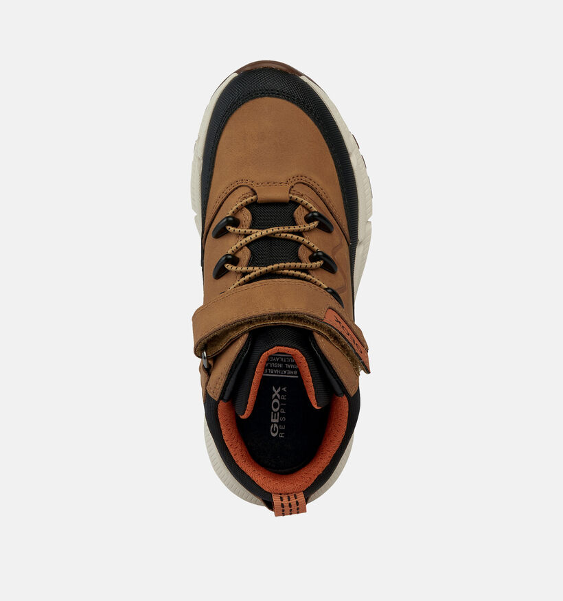 Geox Flexyper Plus Chaussures hautes en Marron pour filles, garçons (361813) - pour semelles orthopédiques