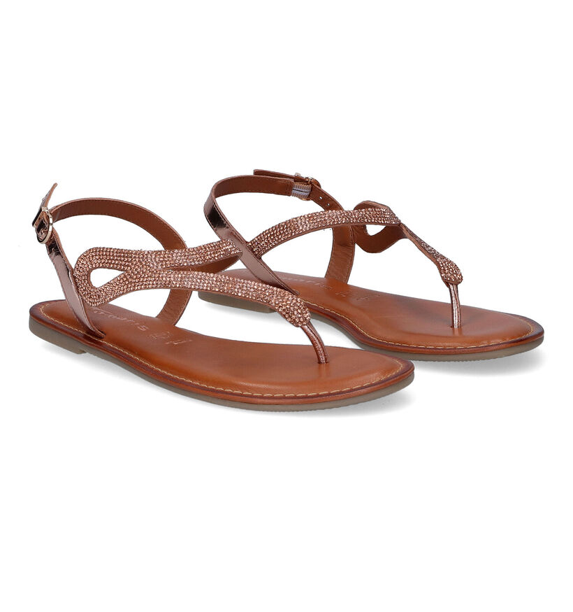 Tamaris Touch it Bronzen Sandalen in leer (307582)