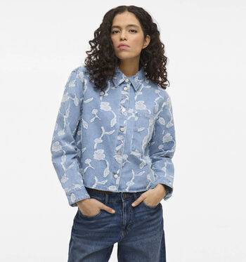 Manteau court bleu