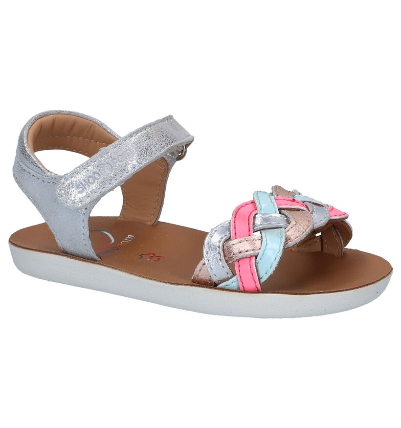 Shoo Pom Goa Wowo Zilveren Sandalen in leer (288597)