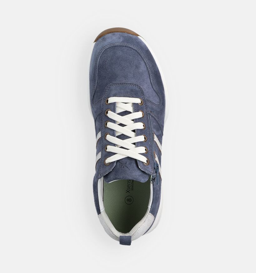 Xsensible Stretchwalker Blauwe Sneakers voor heren (373625) - geschikt voor steunzolen