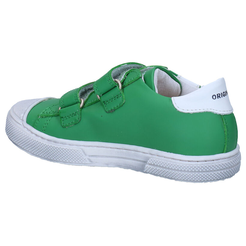 STONES and BONES Marro Chaussures à velcro en Vert pour garçons (303473) - pour semelles orthopédiques