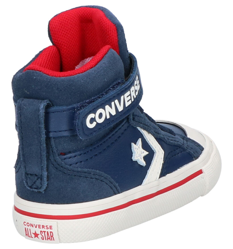 Converse Pro Blaze Strap HI Baskets en Cognac en cuir (299951)