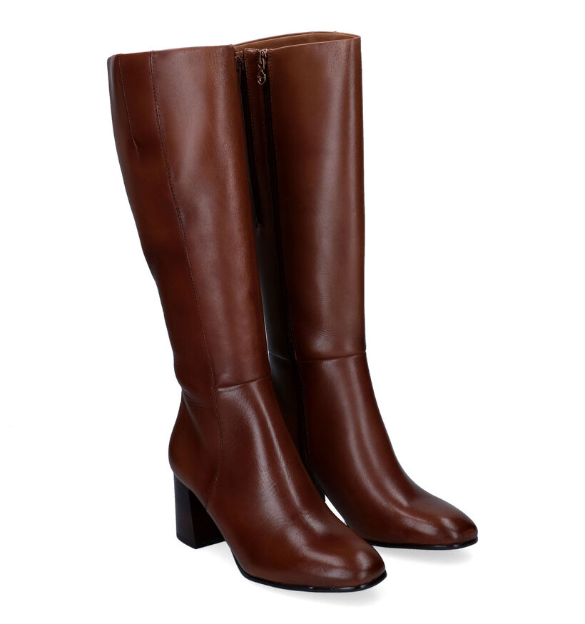 Tamaris Cognac Knielaarzen in leer (297172)