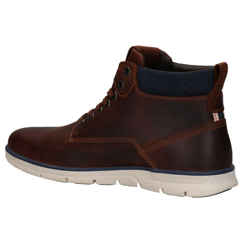 Jack & Jones Tubar Bruine Hoge Schoenen in leer (278341)