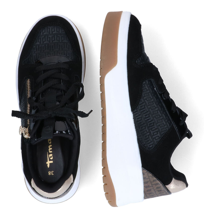 Tamaris Baskets casual en Noir en cuir (313140)