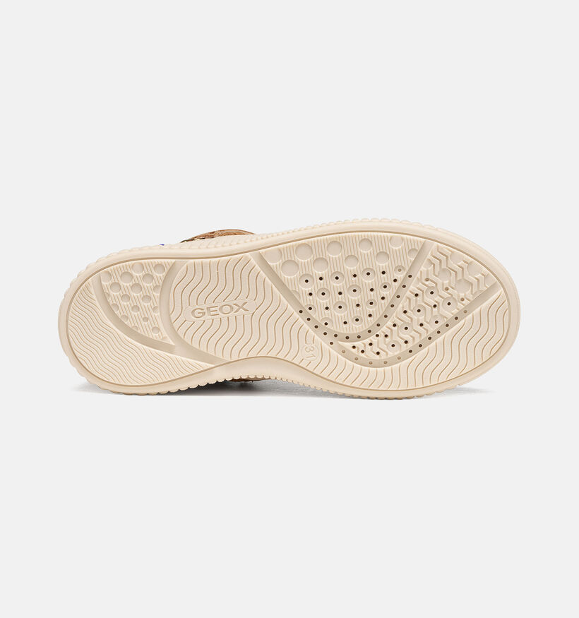 Geox Laquinny Camel Enkellaarzen met Rits voor meisjes (377742) - geschikt voor steunzolen