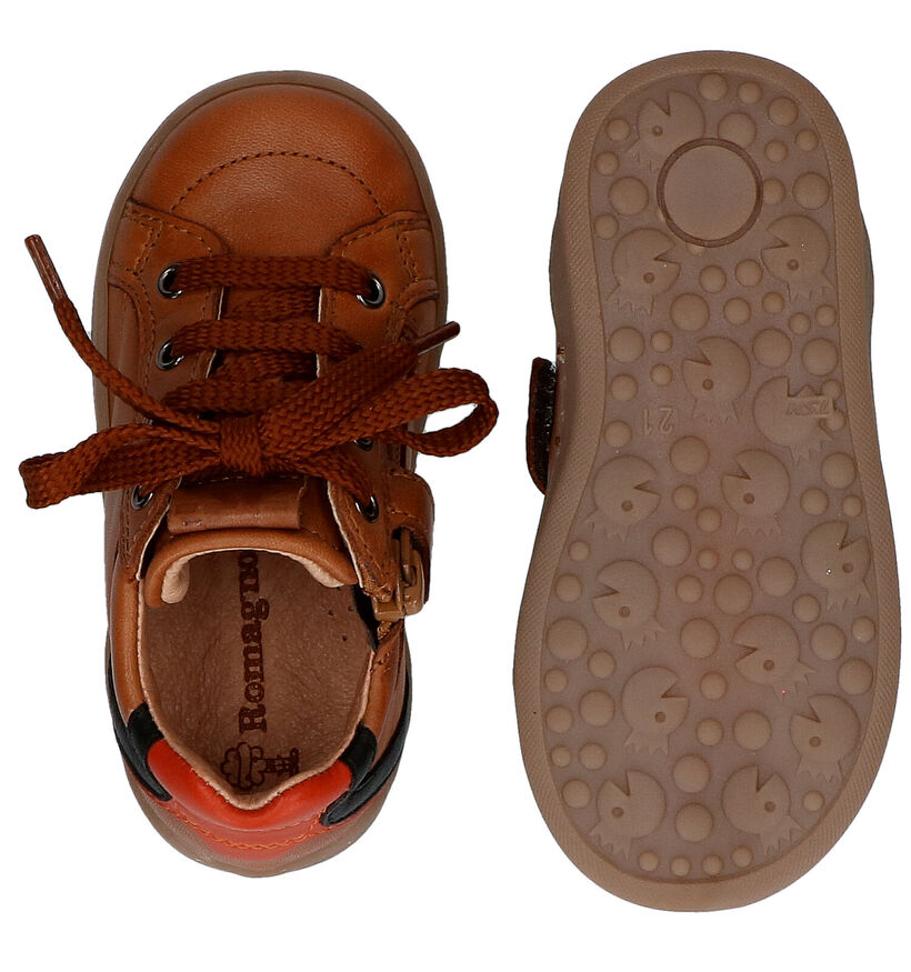 Romagnoli Chaussures pour bébé  en Cognac en cuir (281515)