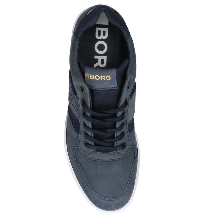 Donkerblauwe Veterschoenen Björn Borg in nubuck (239612)