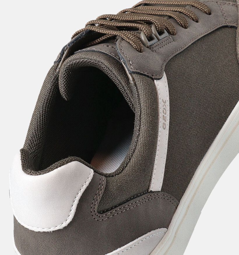 Geox Baltmoore Kaki Veterschoenen voor heren (353860) - geschikt voor steunzolen