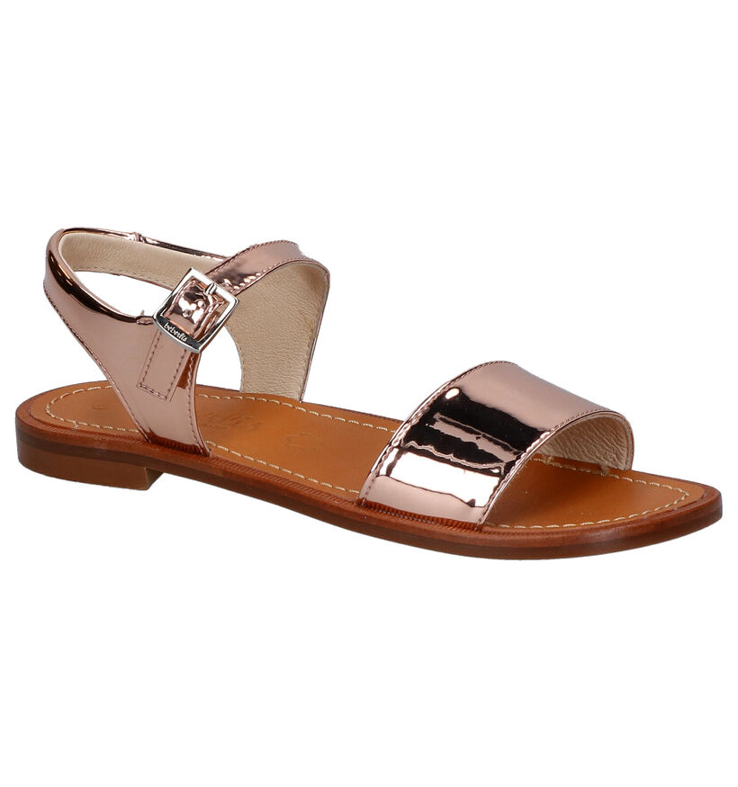 Beberlis Sandales en Or rose en cuir (271437)