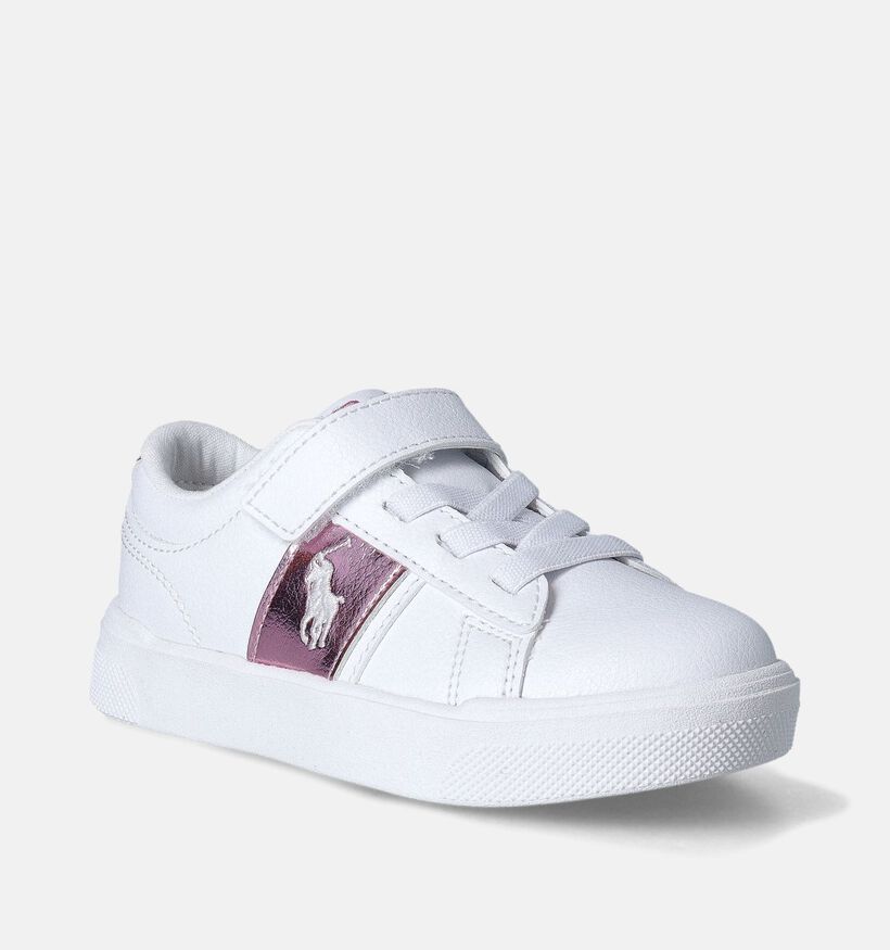 Polo Ralph Lauren Frazier Baskets en Blanc pour filles (353505)